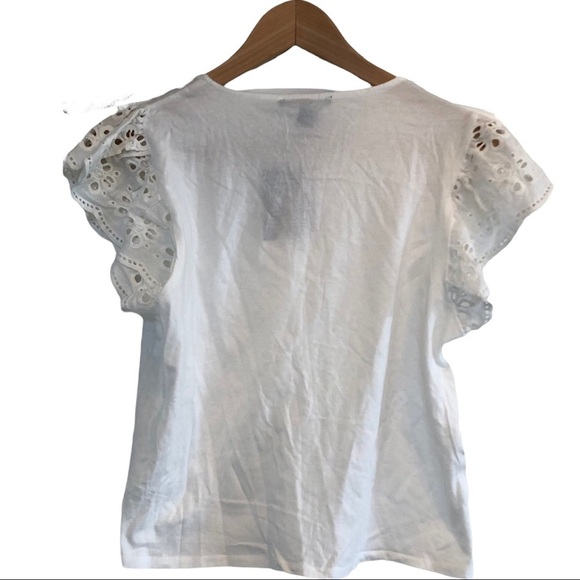 ๐ 6/$60, NWT, Forever 21 Lace Top, Cream, Size Small - Picture 2 of 4